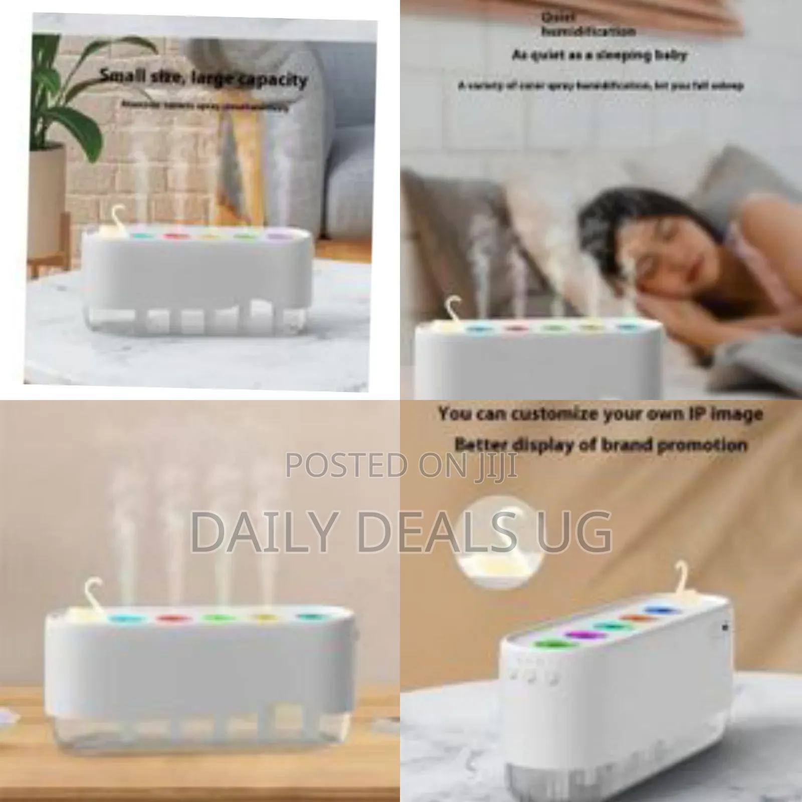 Desktop 600ml Usb Type-C Colorful Light Smart Voice-Activated Control
