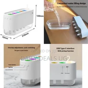 Desktop 600ml Usb Type-C Colorful Light Smart Voice-Activated Control