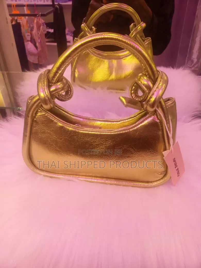 Classic/Sexy Ladies -Knot Metallic Green Top Handle Bag