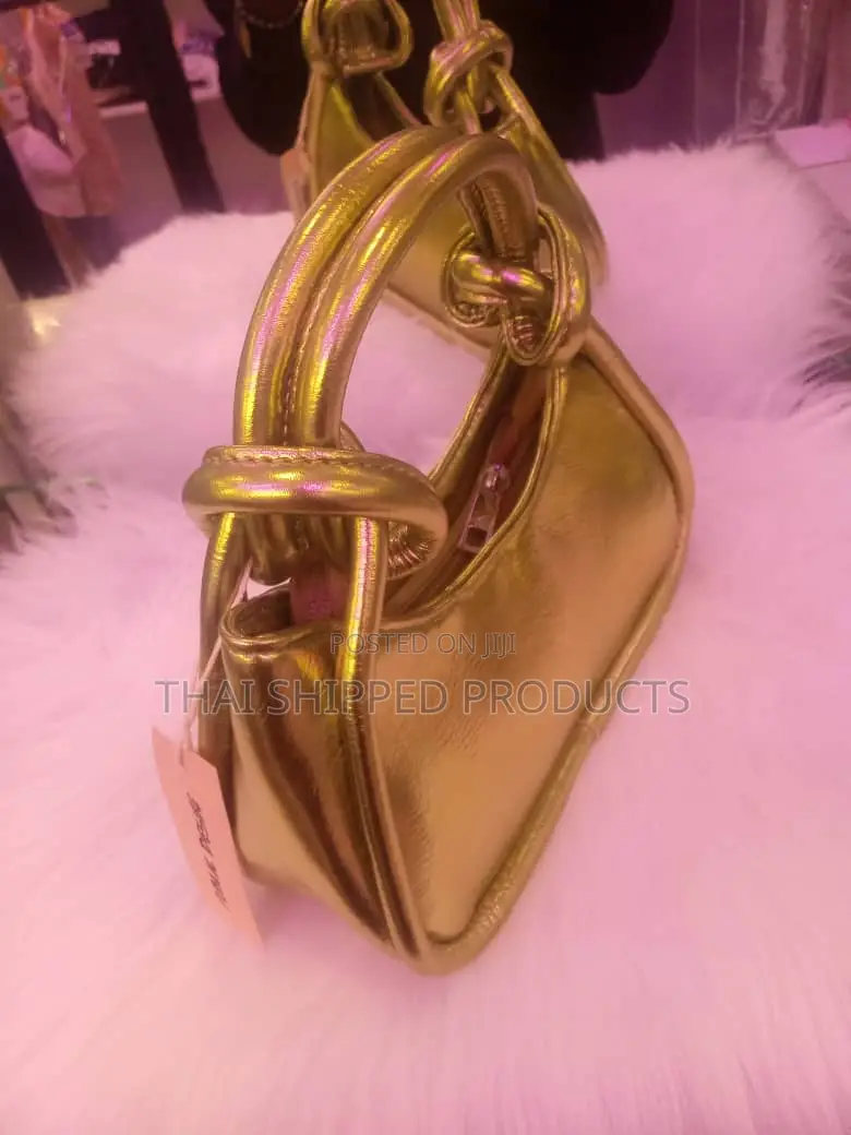 Classic/Sexy Ladies -Knot Metallic Green Top Handle Bag