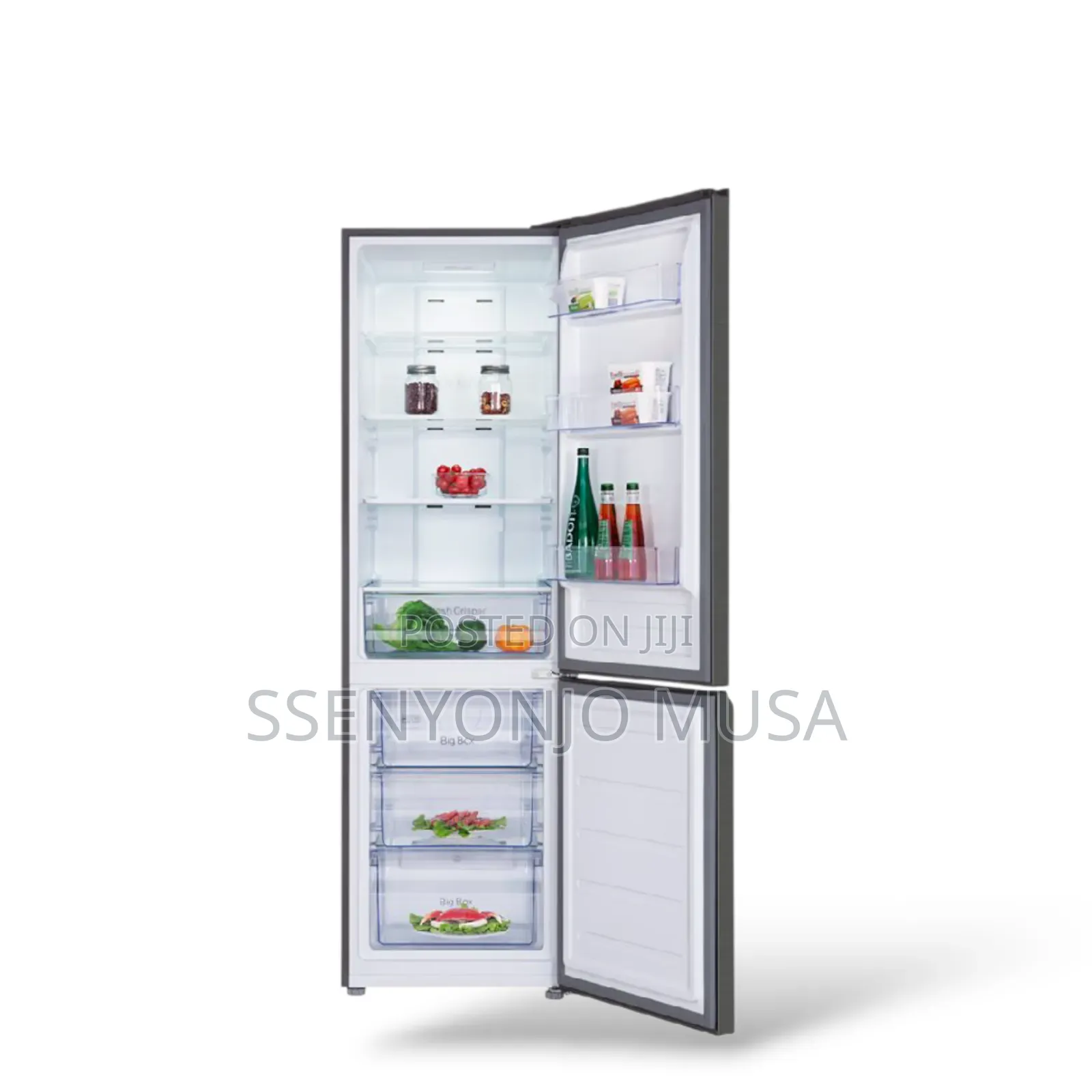 SPJ Fridge Double Door 349 Litres Bottom Freezer
