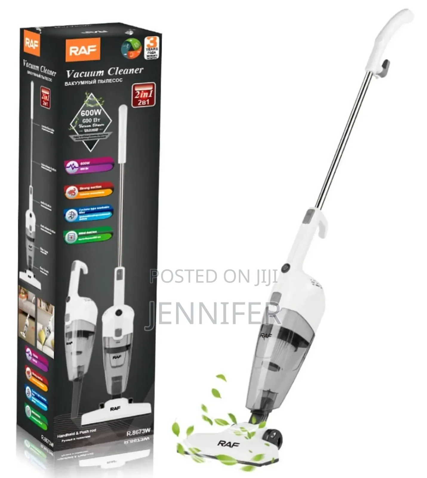 Raf R.8673w 2-in-1 Vacuum Cleaner