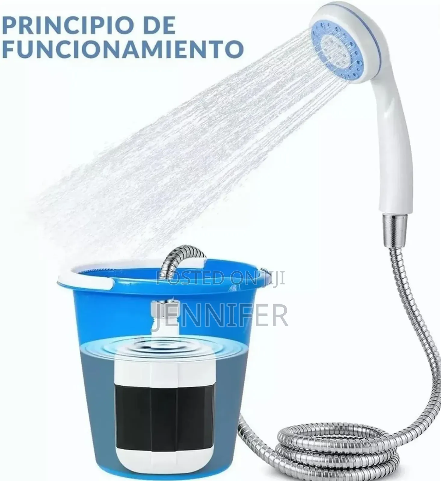 Portable Rechargeable Travel Shower Machine