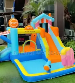 Kids Inflatable Play Slides And Hiding Rooms