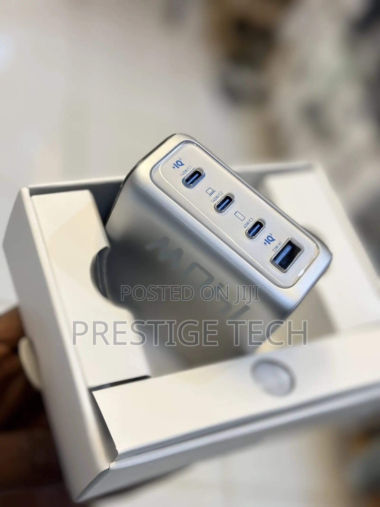 Anker Zolo 140w Adapter 4 Port Pd3.1 With Type C Cable & Power Display