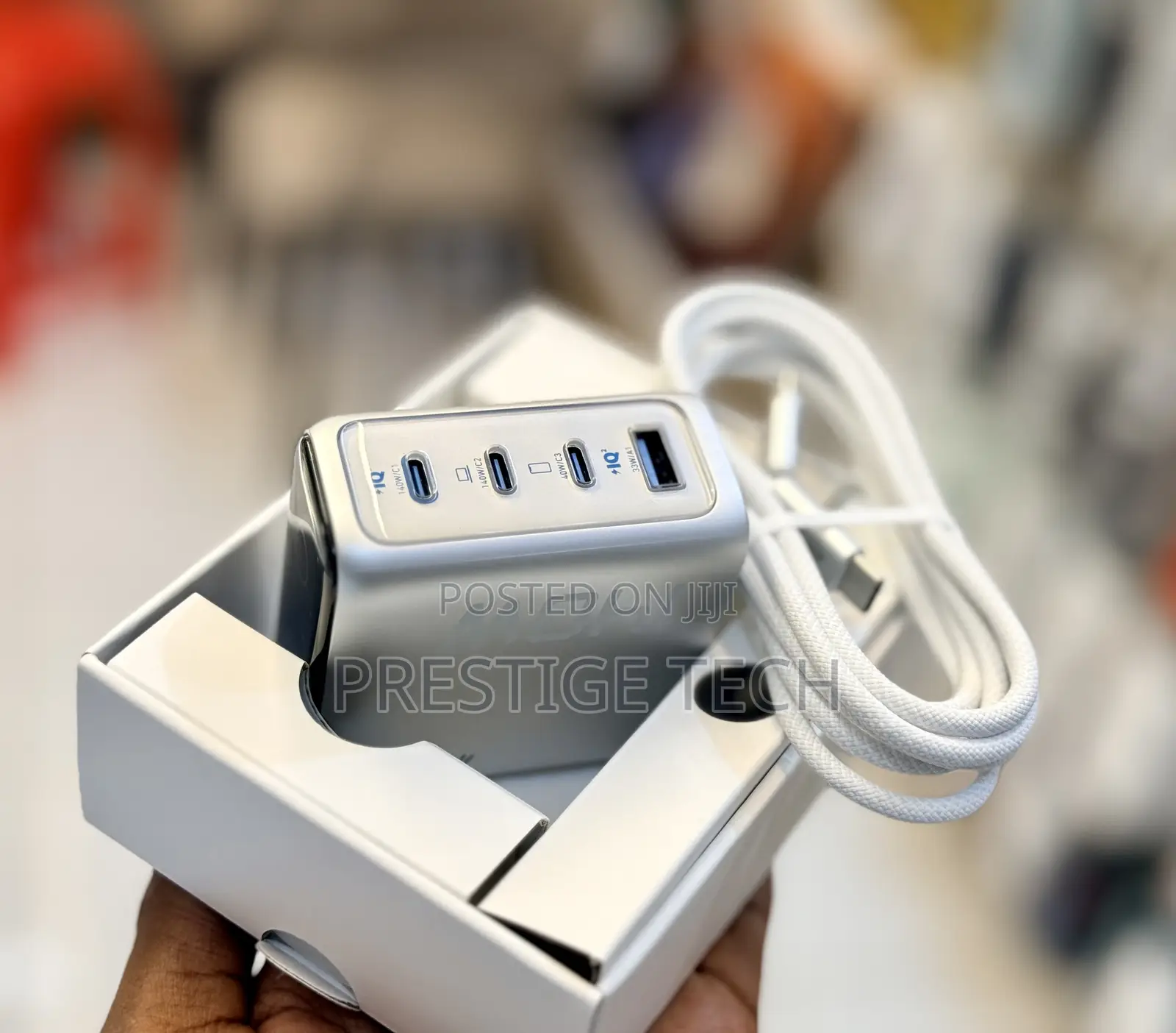 Anker Zolo 140w Adapter 4 Port Pd3.1 With Type C Cable & Power Display