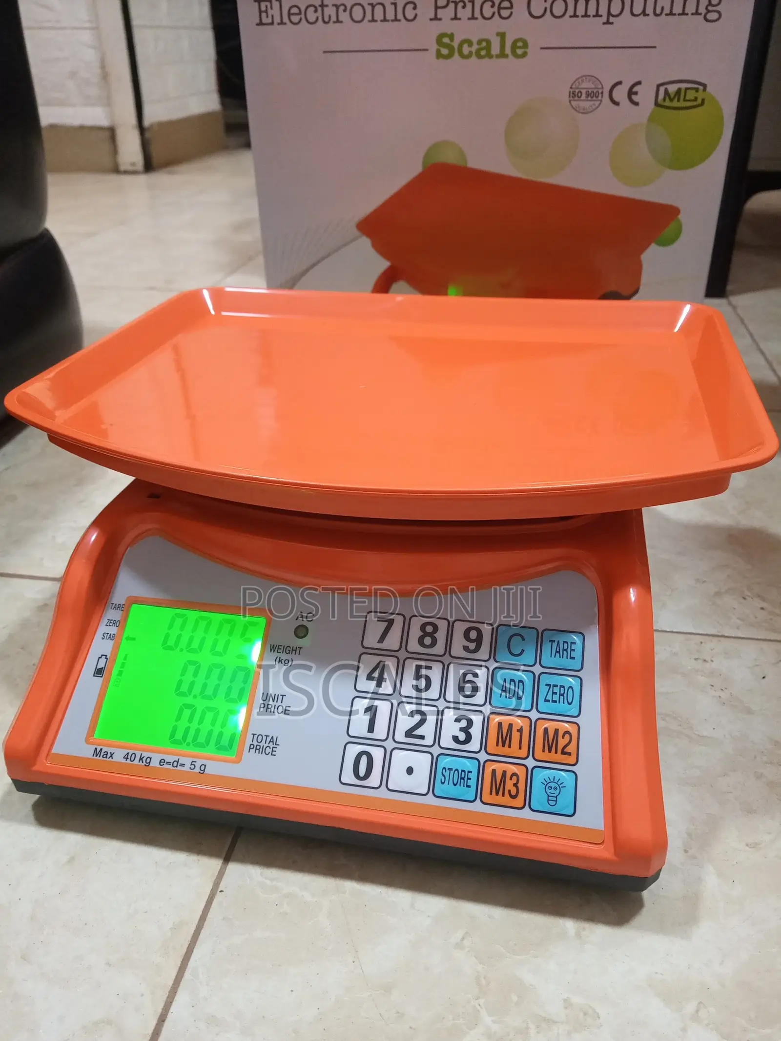 Electronic Weighing Scale Double 40kg Weigh Display Weighing Scale