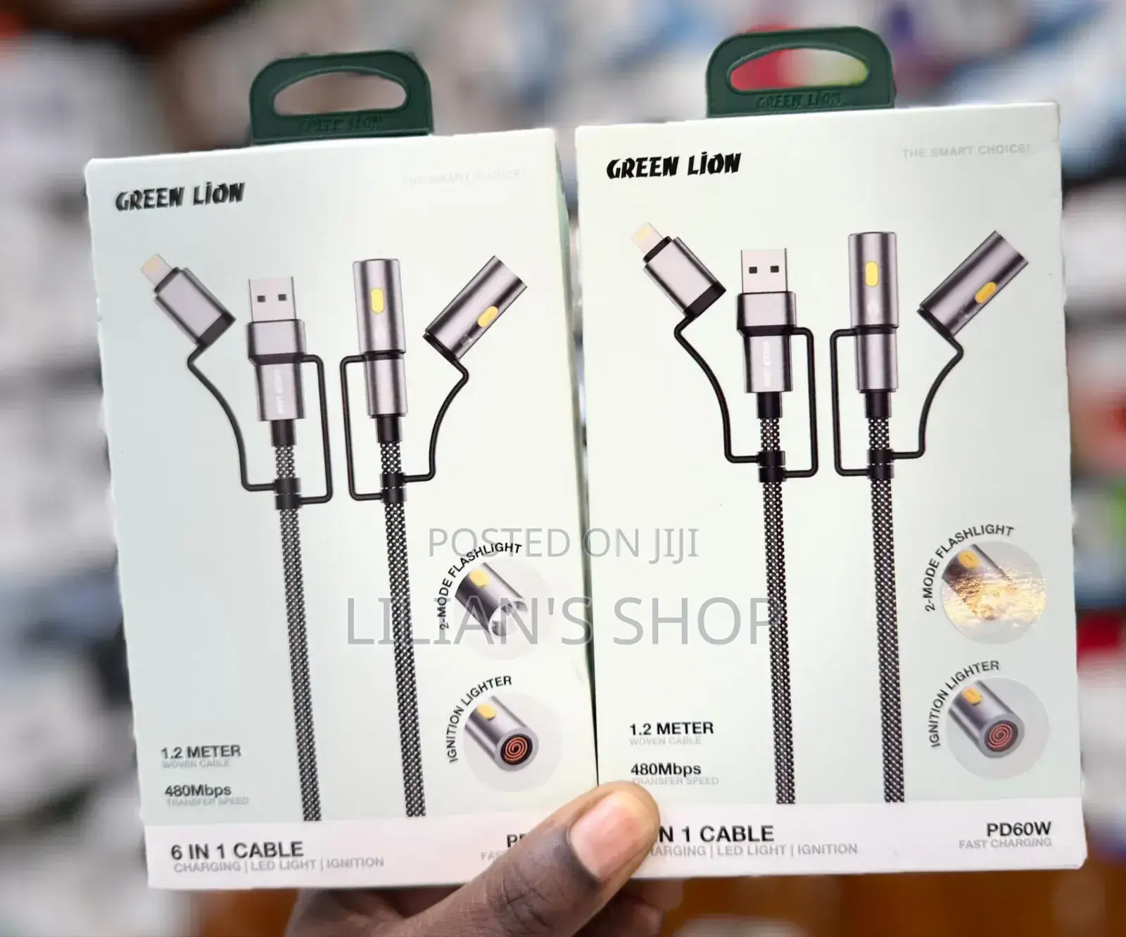 Green Lion 6 in 1 Cable Pd60w