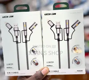 Green Lion 6 in 1 Cable Pd60w