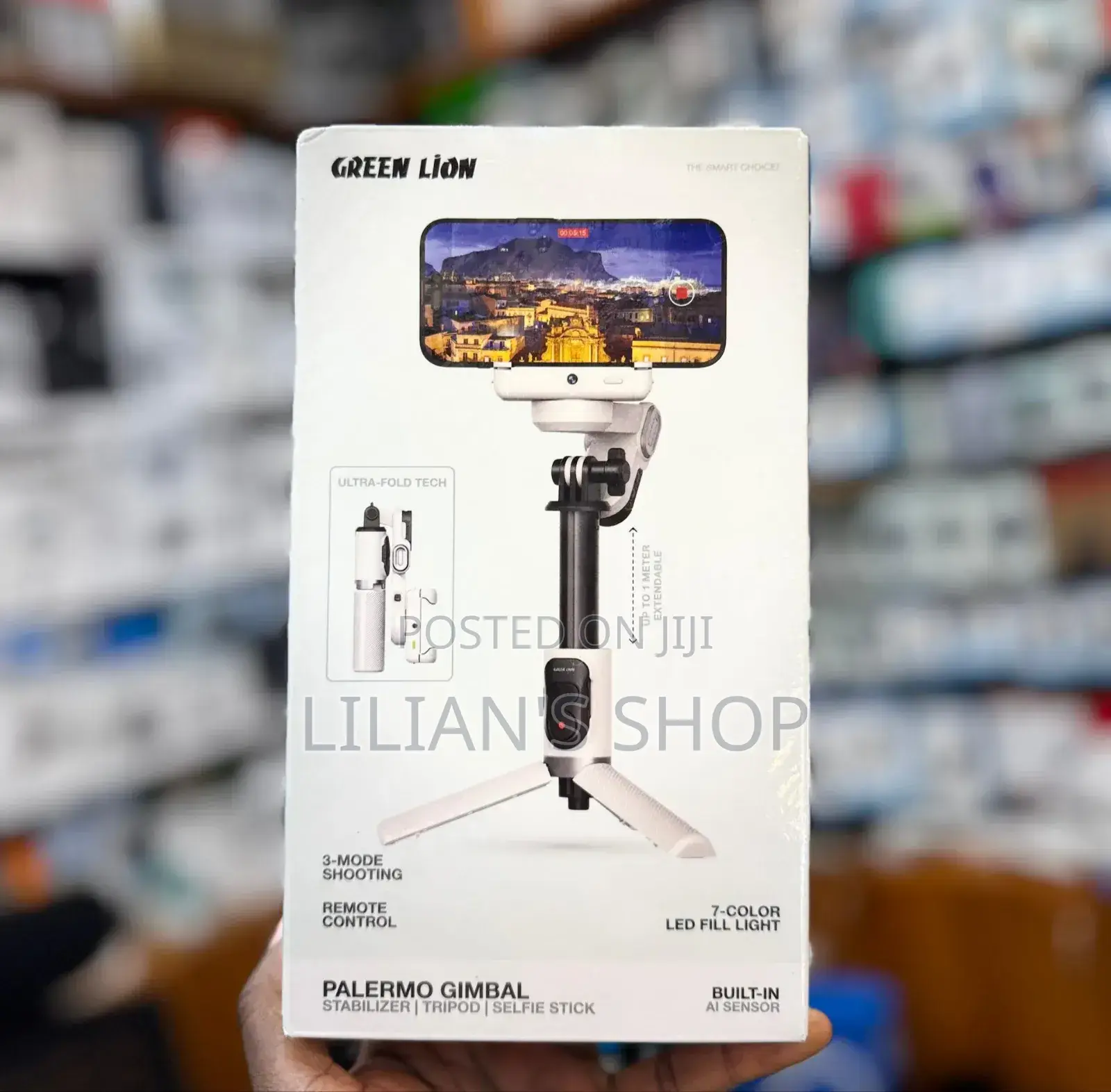 Green Lion Palermo Gimbal,Stabilizer, Tripod and Selfie Stick