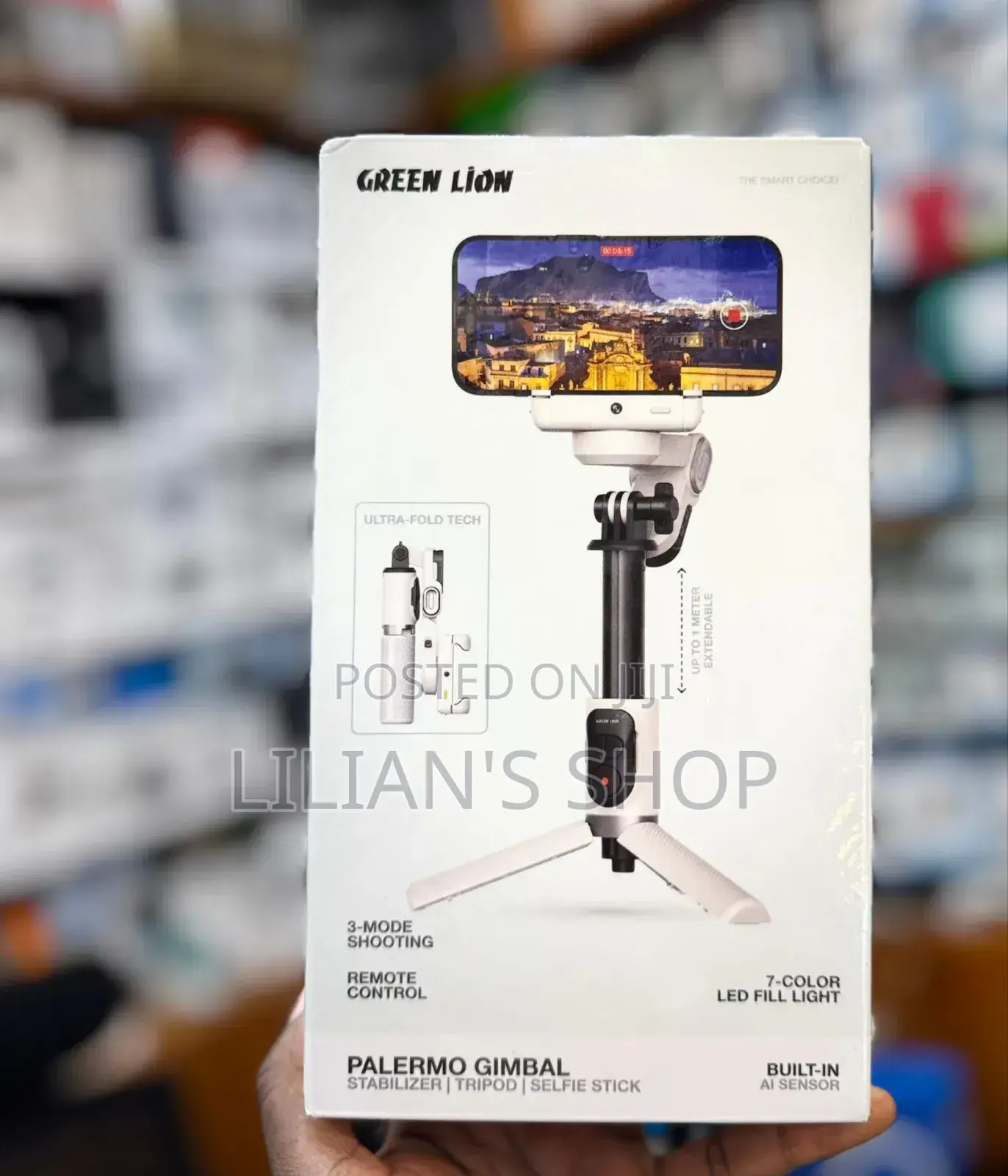 Green Lion Palermo Gimbal,Stabilizer, Tripod and Selfie Stick