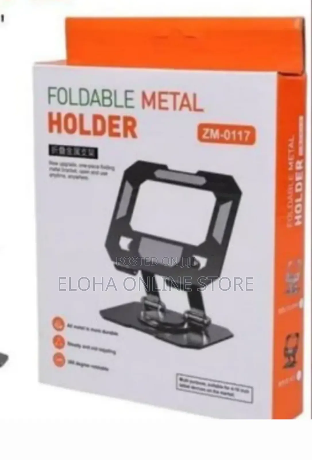 Tablet and Phone Holder,Metal and Foldable