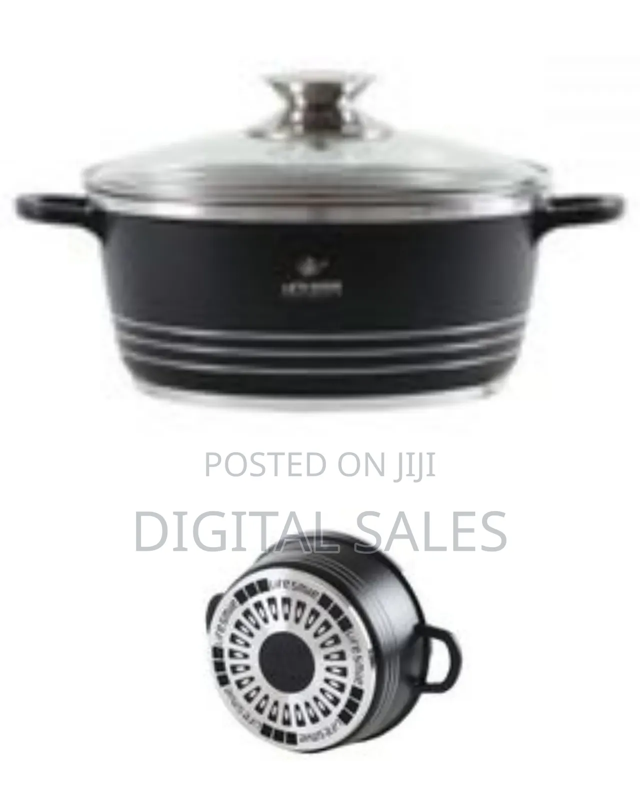 Life Smile 3 Pieces Ofnon-Stick Serving/Saucepans/Cookware- 32x36x40cm