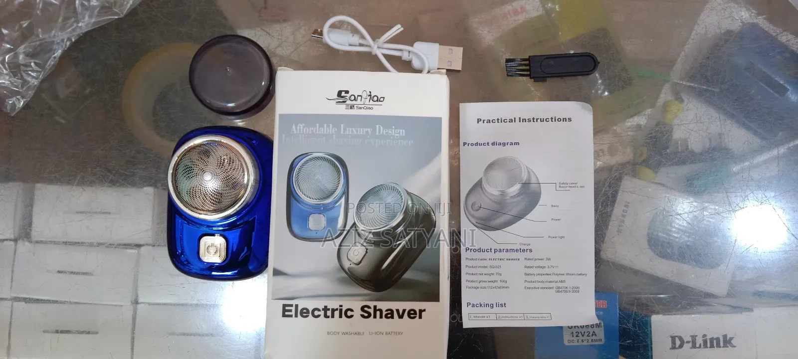 Portable Shaving Machine and Massager