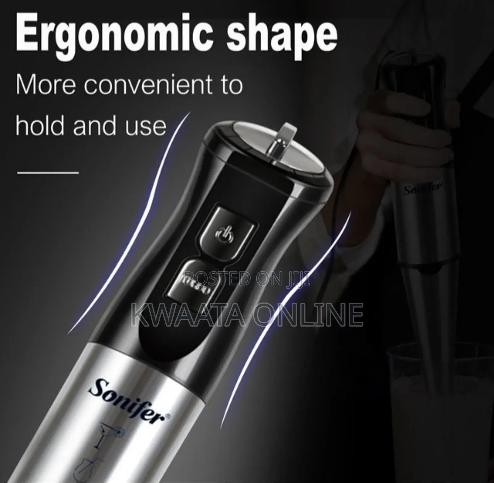 10-in-1 Sonifer Multifunctional Blender With Mixer, Chopper, and Whisk