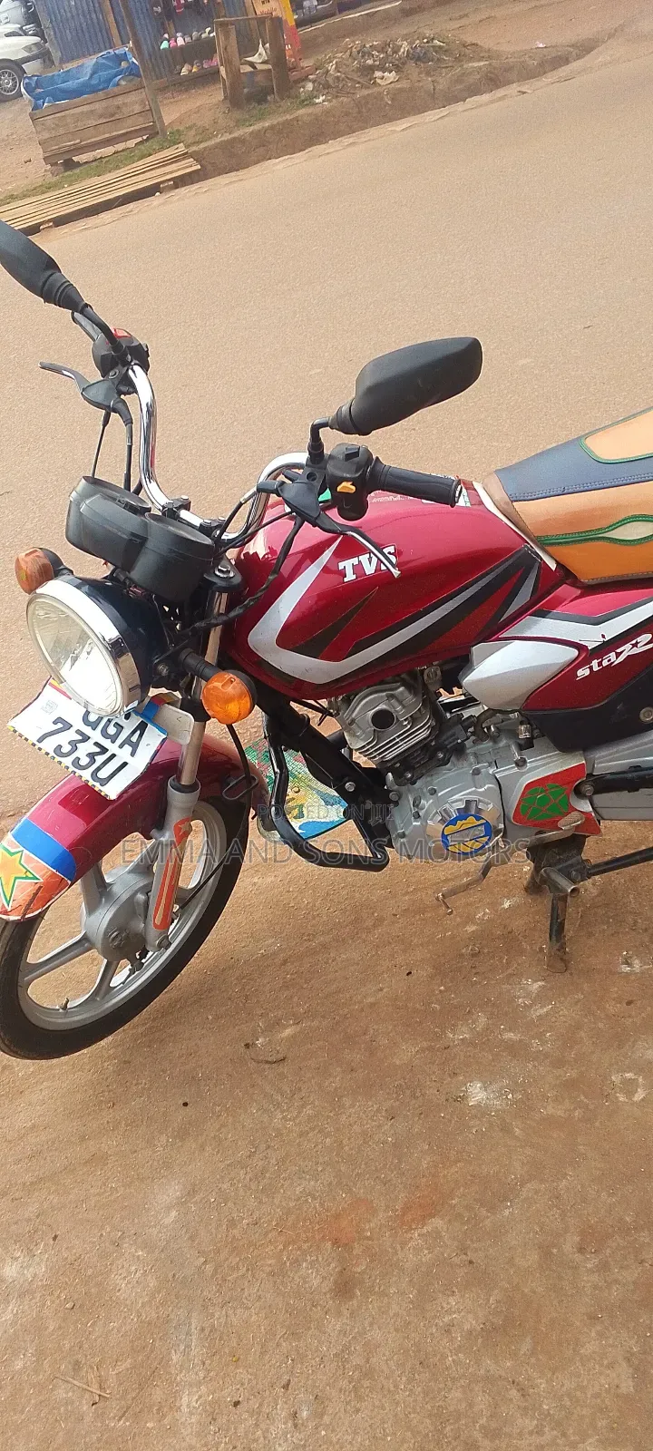 TVS HLX 125 2024 Red