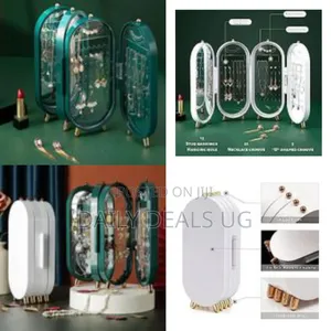 Earring Holder Stand Jewelry Storage Box for Women Foldable Acrylic