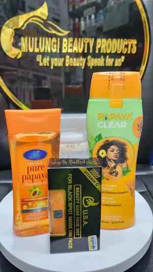 Papaya Clear Brightening Beautifying Lotion Combo For Natural Skin