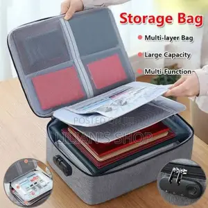 Multi-Layer Document Organizer Bag
