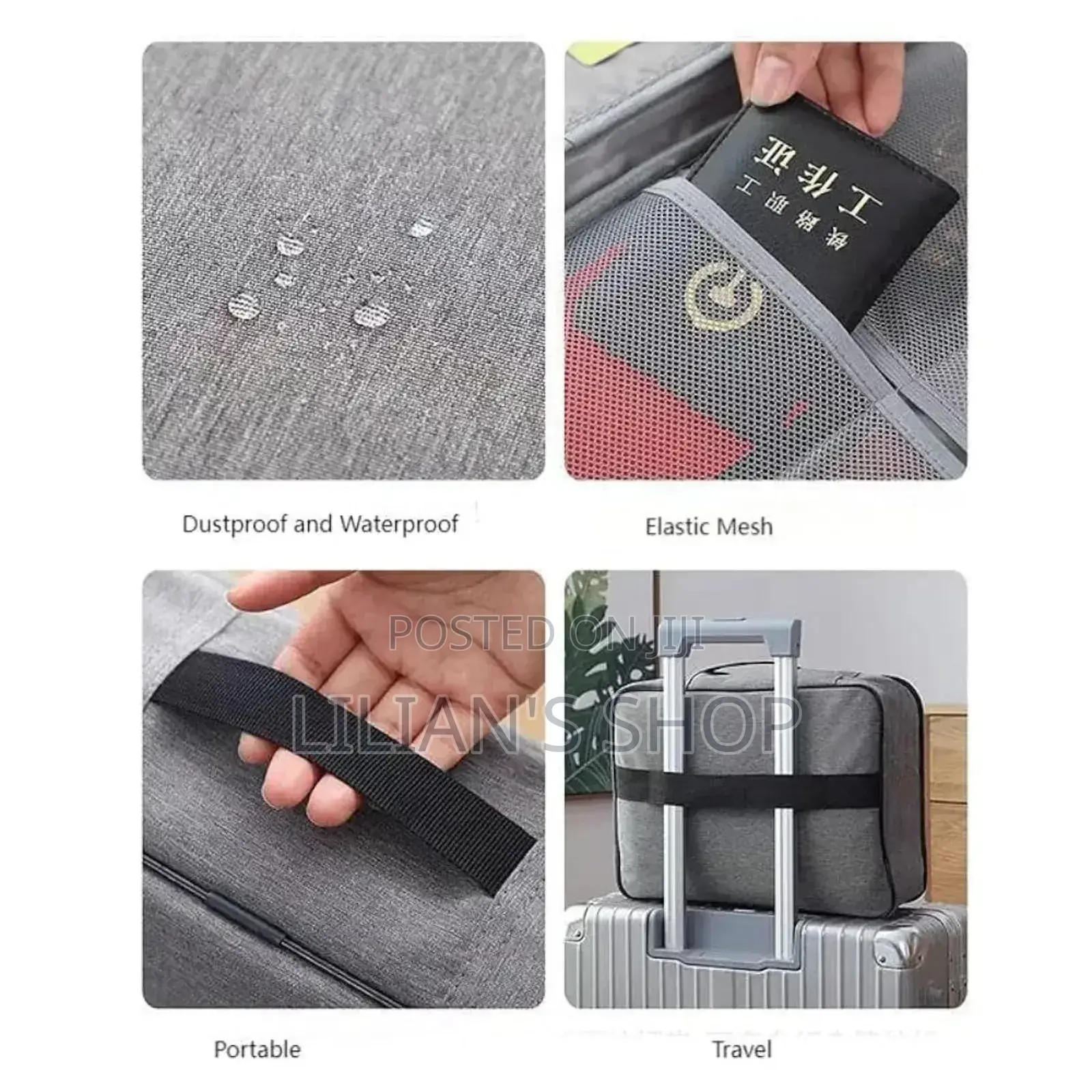 Multi-Layer Document Organizer Bag