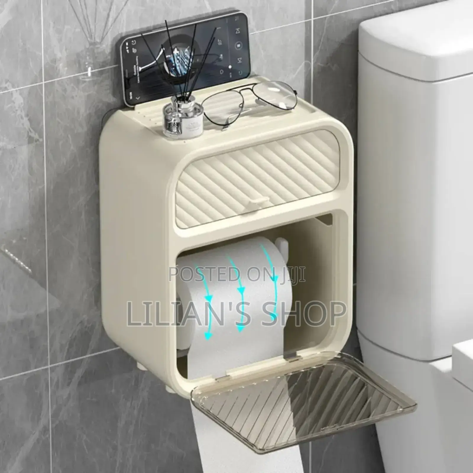 Wall Mounted Toilet Tissue Holder