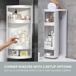 Bathroom Corner Shelves Storage Rack Organize