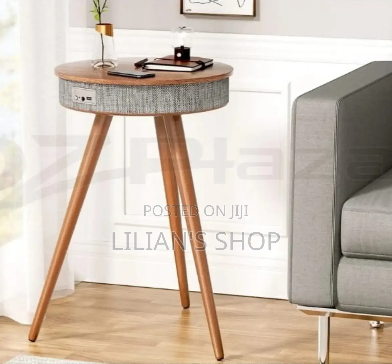Smart Bluetooth Speaker Portable Coffee Table With Wireless Charging