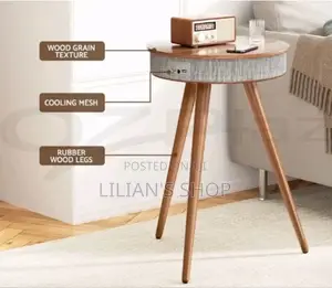 Smart Bluetooth Speaker Portable Coffee Table With Wireless Charging