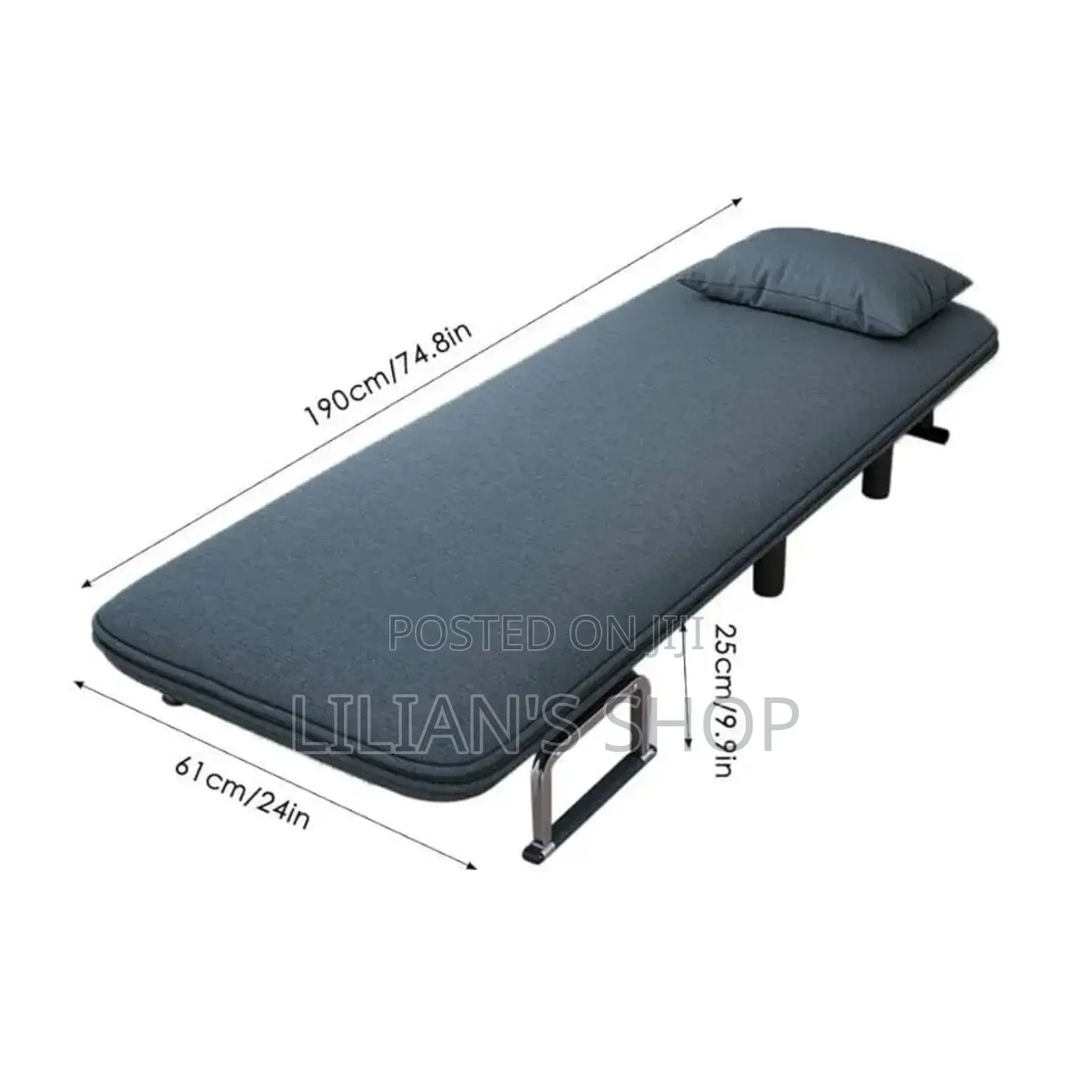 Convertible Sofa Bed, Foldable Sofa Chair With Armrest