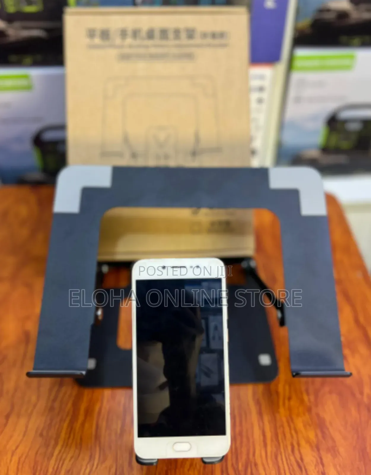 2in1 Laptop Stand With Phone Holder