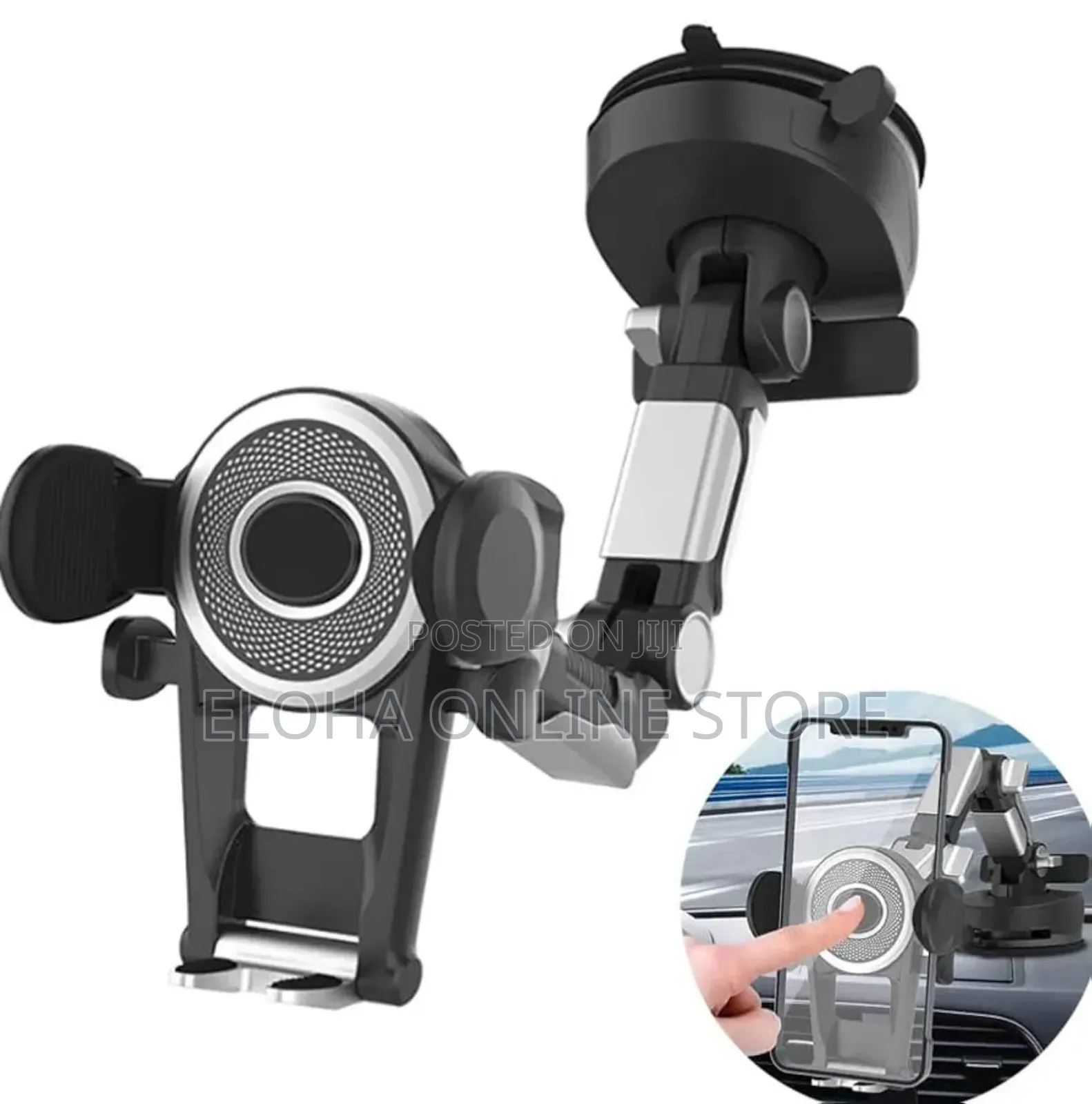 Heavy Duty Cell Phone Holder for Truck Dashboard Windshield