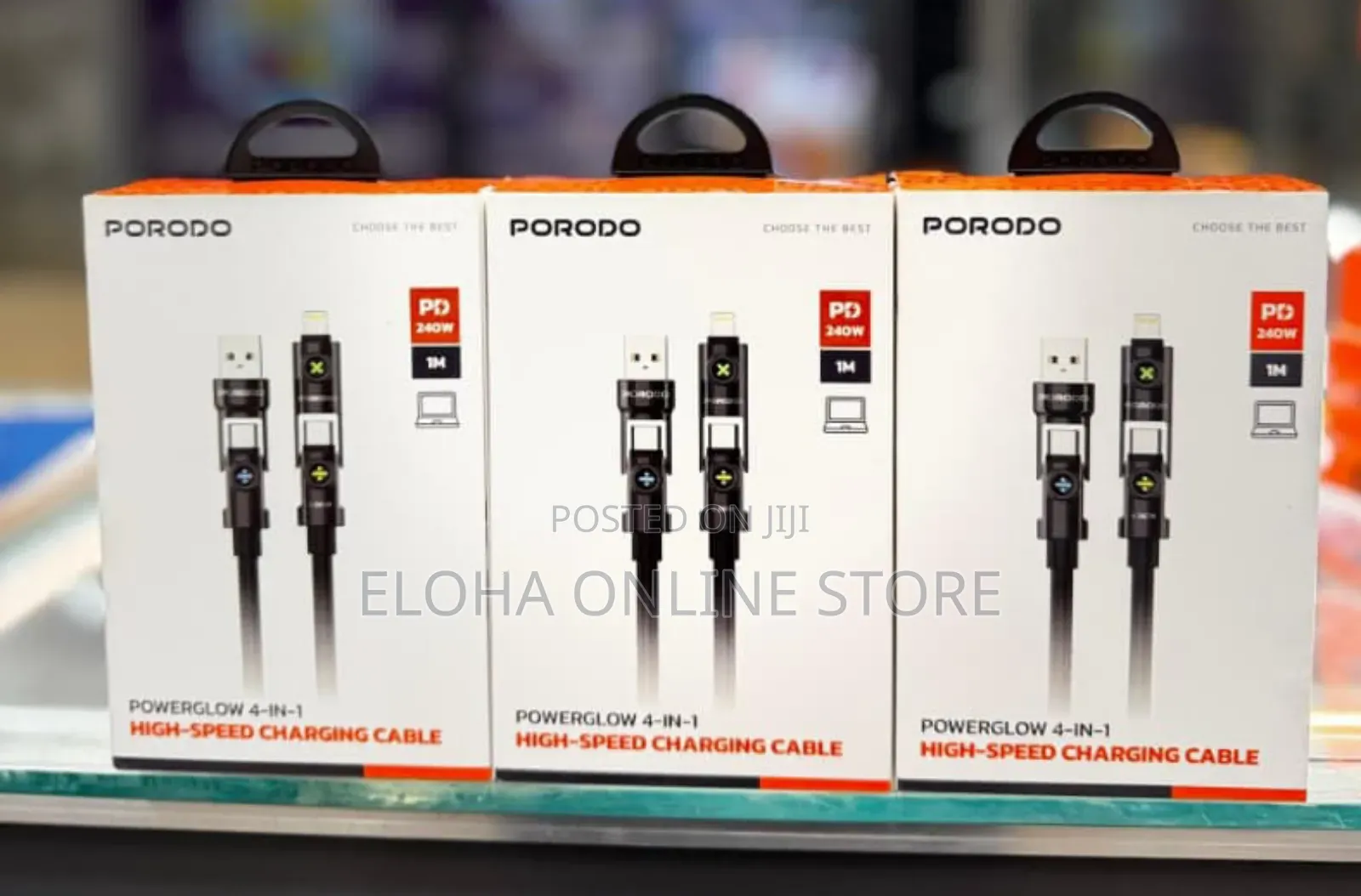 Porodo 4 in 1 High Speed Charging Cable