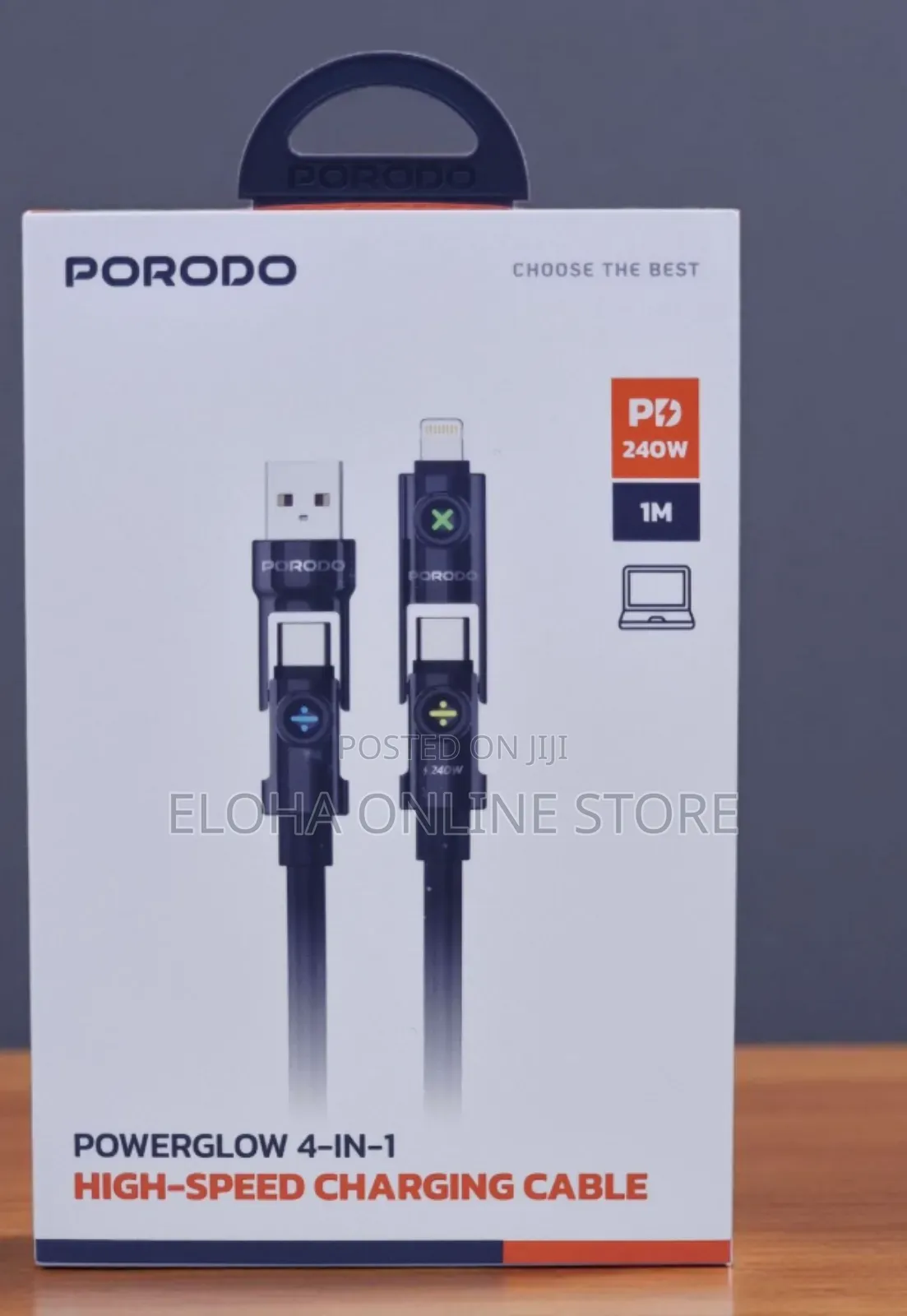 Porodo 4 in 1 High Speed Charging Cable