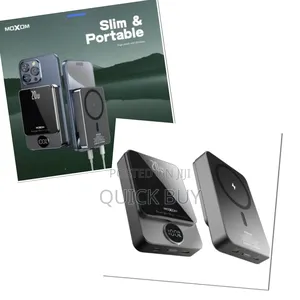 Moxom 10,000mah Wireless Magnetic Wired Power Bank