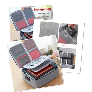 Multi-Layer Document Organizer Bag