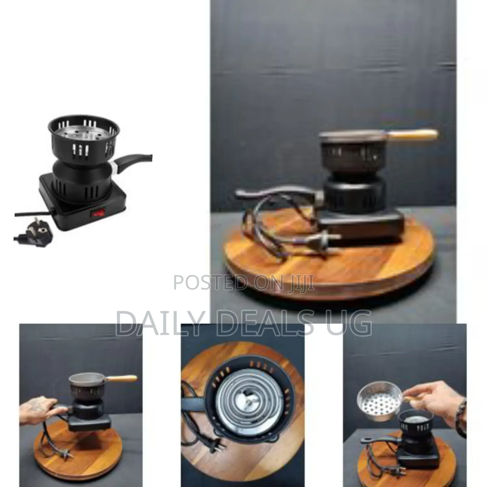 Portable Coal Burner With Stainer Tubular Heating Stove Heat