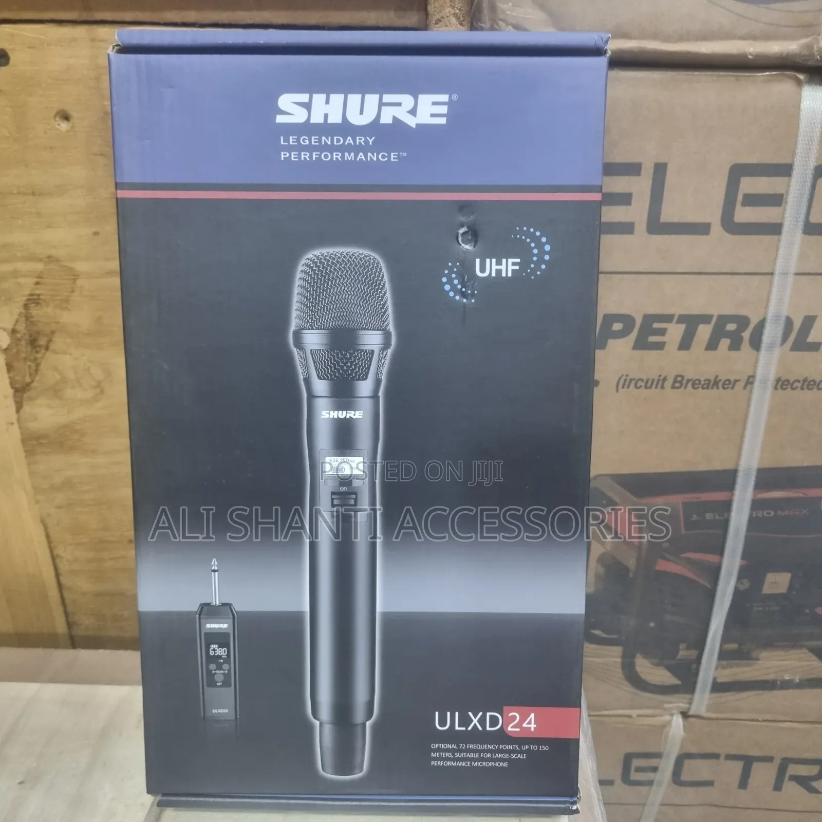 Shure Professional Wireless Rechargeable Microphone Ulxd-24 Double