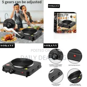 Sokany Eye Flat Single Electric Stove High Fire Power 5 Gear