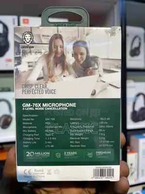 Green Lion 3-Level Noise Cancellation Microphone
