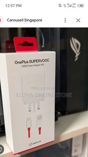 Oneplus Supervooc 100w Power Adapter + Cable