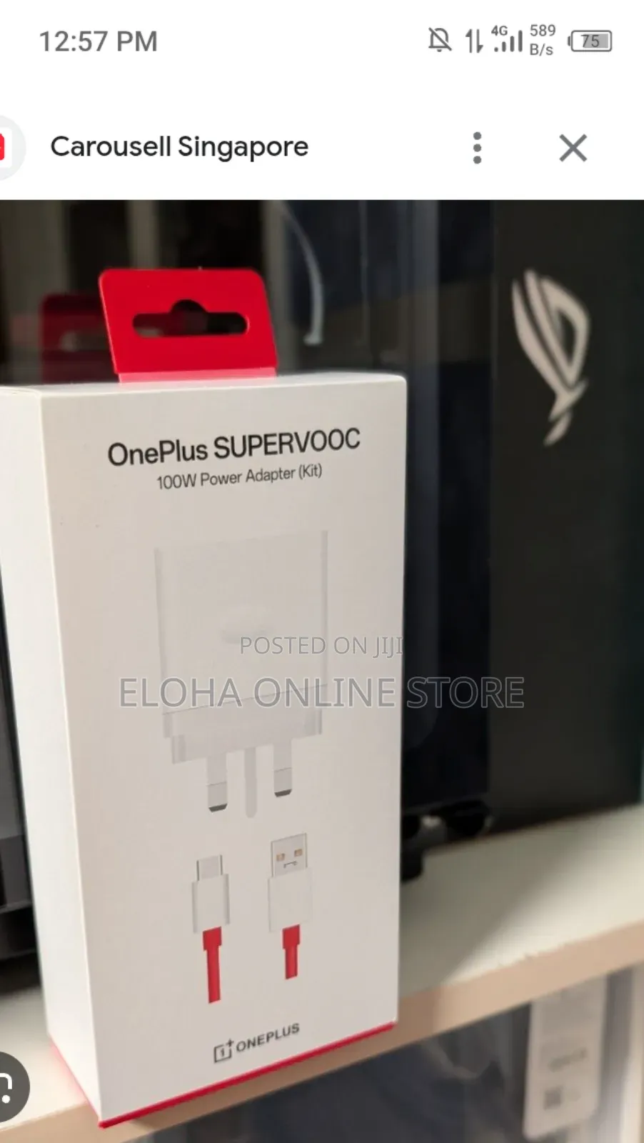 Oneplus Supervooc 100w Power Adapter + Cable