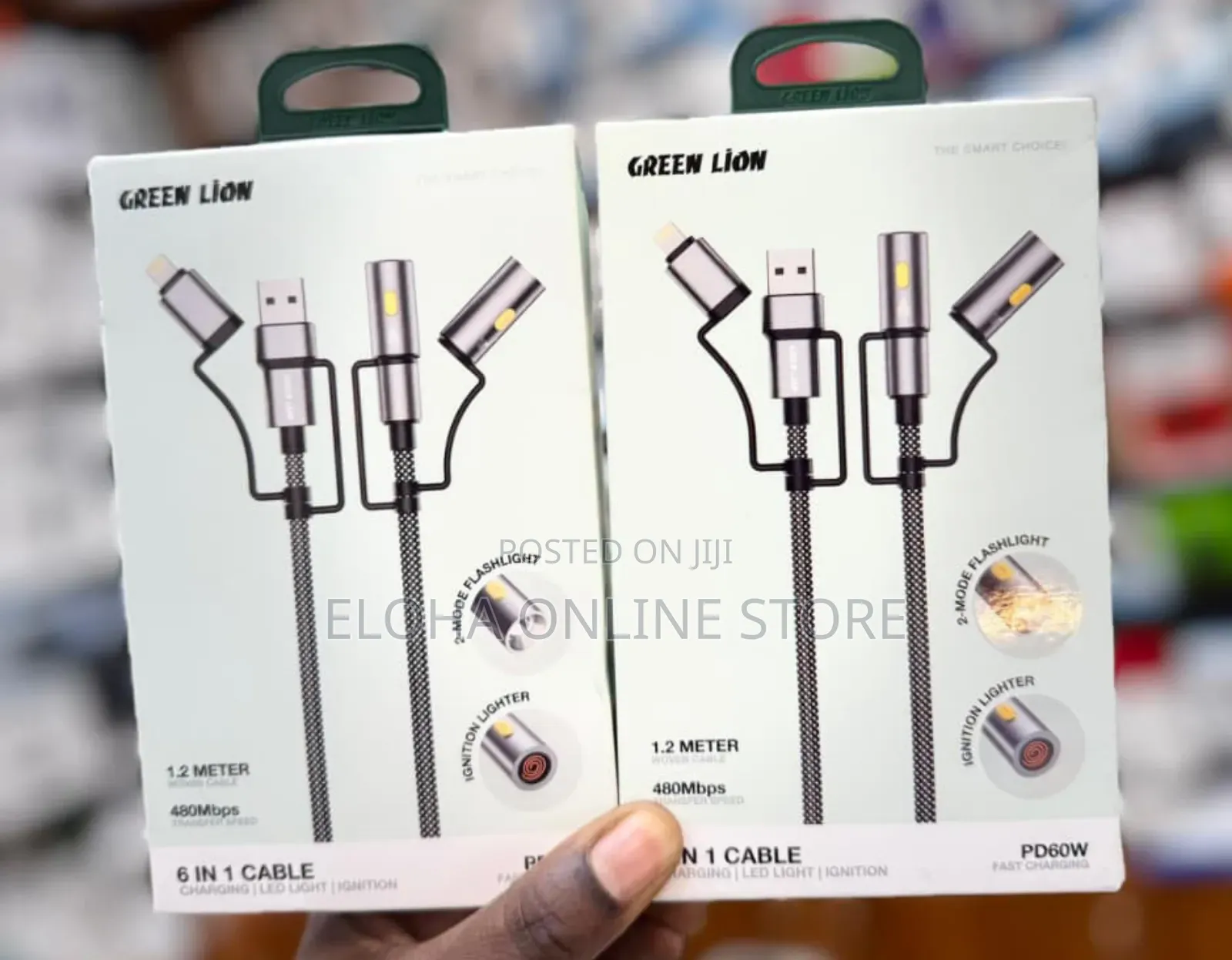 Green Lion 6 in 1 Cable Pd60w
