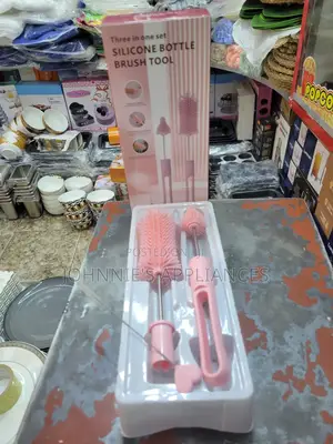 3in1 Silicone Bottle Cleaning Brush Set