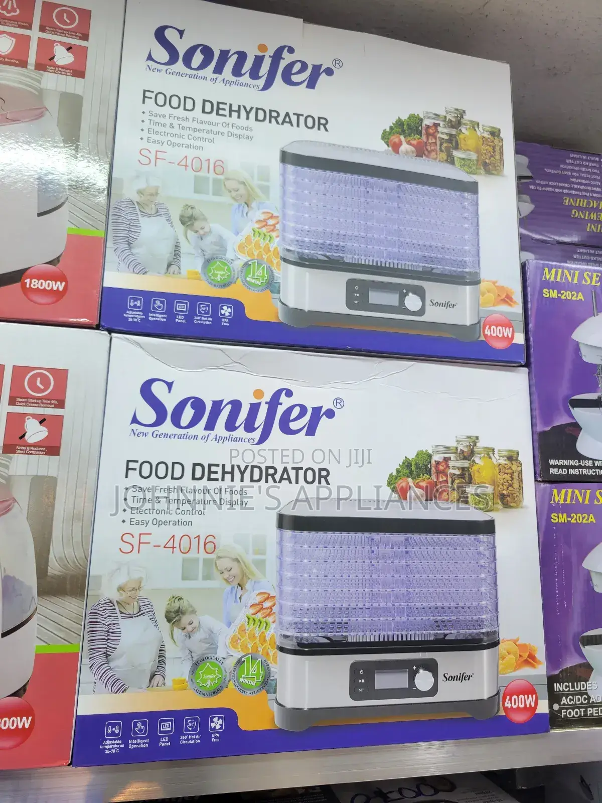 Sonifer Electric Food Dehydrator 7 Steps