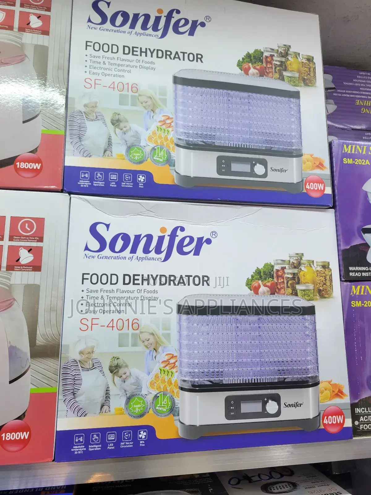 Sonifer Electric Food Dehydrator 7 Steps