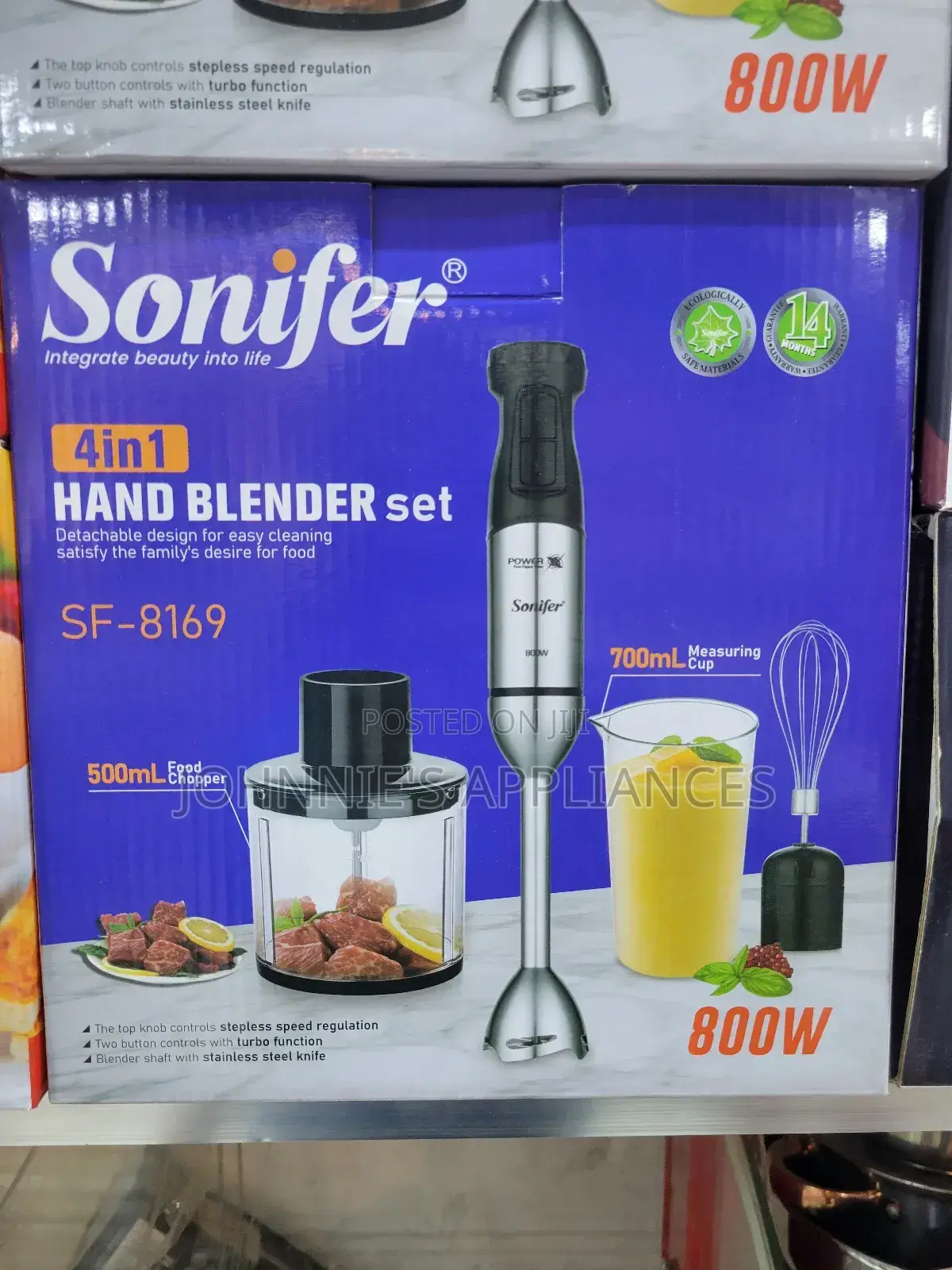 4in1 Sonifer Hand Blender Set