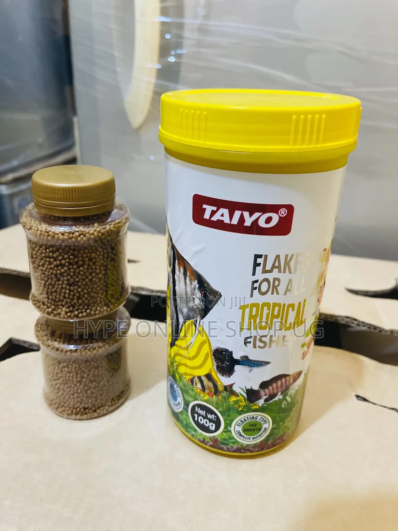 Buy Flaskes Feeds and Get Small Pellets Fish Feeds Bonus