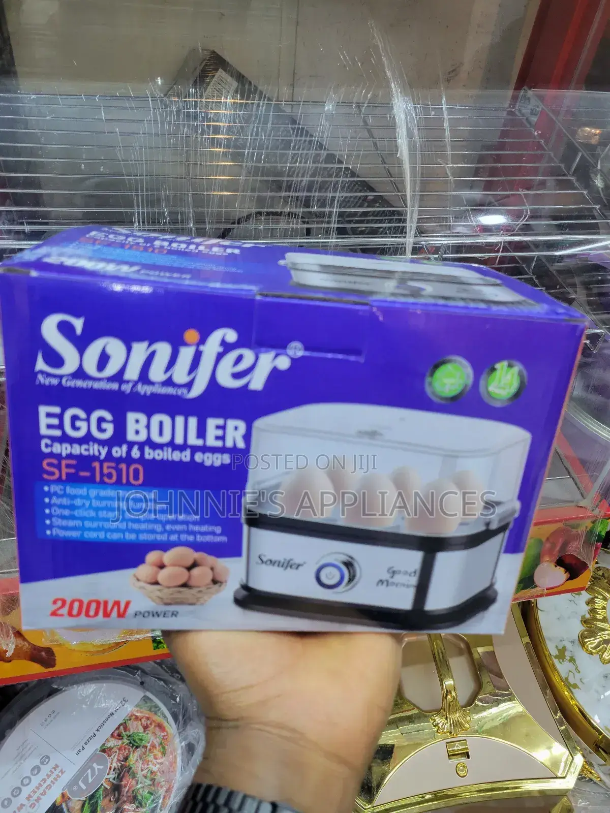 Sonifer Electric Eggs Boiler Capacity 6 Boiled