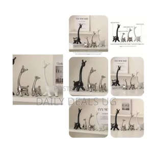 4pcs Simple Modern Deer Luxurious Interior Living Room Porch Tv