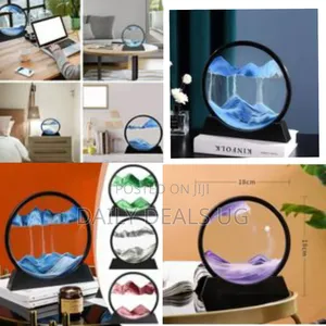 Sand Frame Art Sand Painting Round Glass 3d Deep the Sea